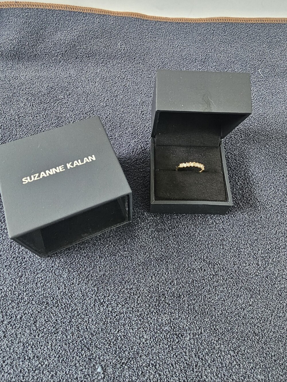 Suzanne Kalan 18K Gold Classic Diamond Stacker Band